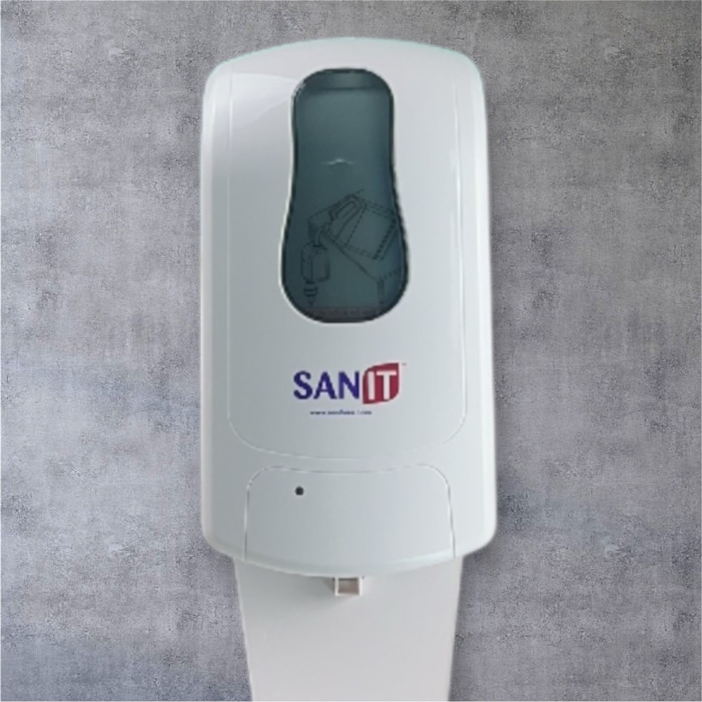 Automatic Soap Dispenser Wall Mounted w/ Drip Tray, Refillable‎ 1300 ml Bottle